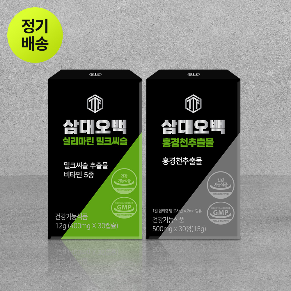 [정기배송] 삼대오백 실리마린 밀크씨슬+홍경천추출물